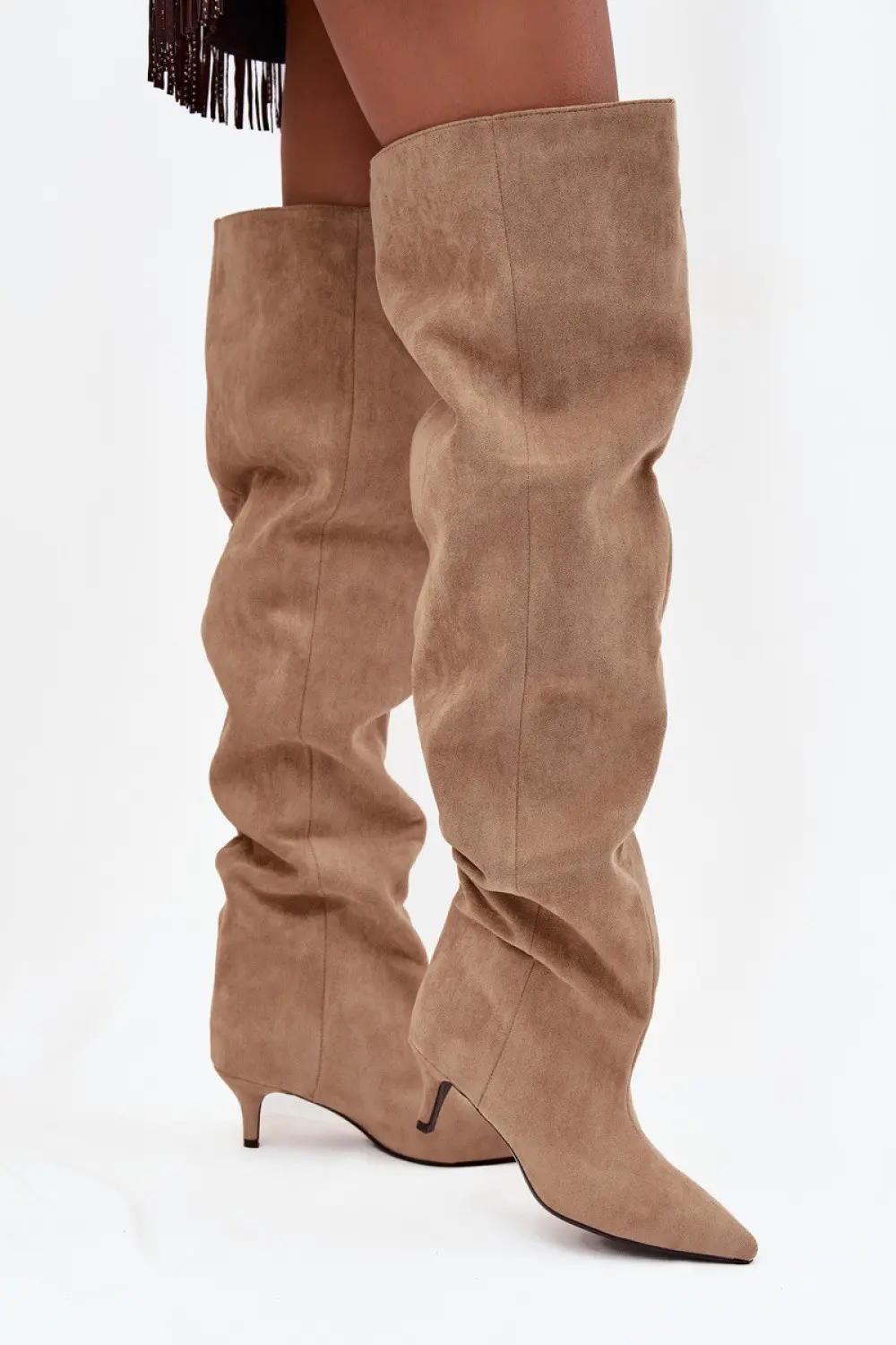 Kozačky na podpatku model 219136 Step in style 37