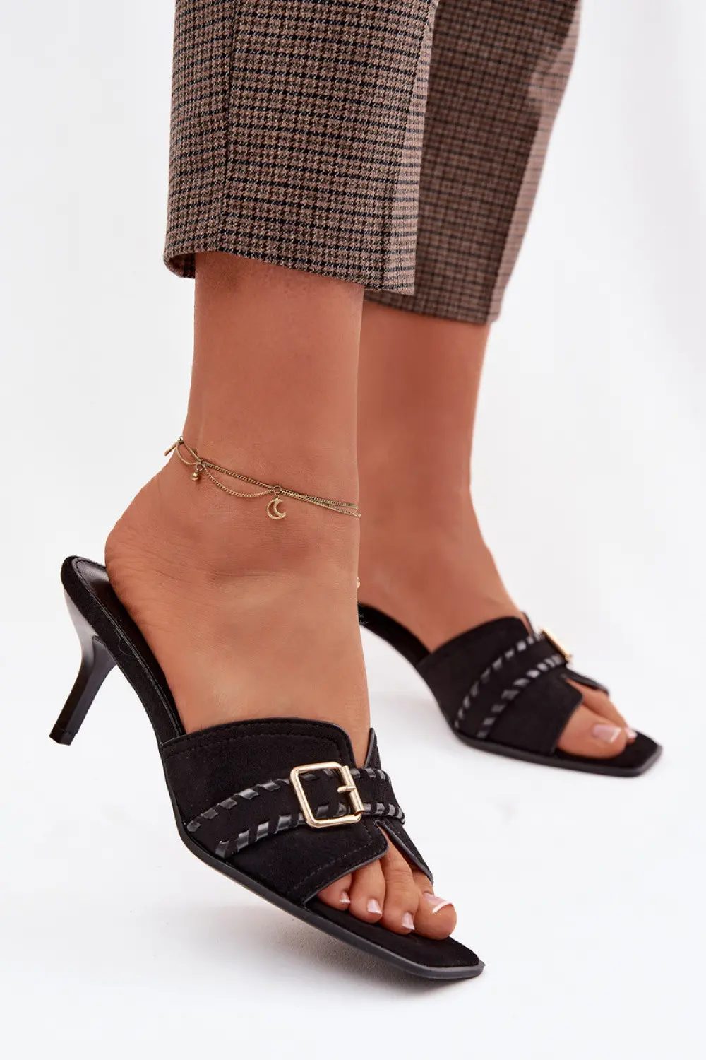 Klapky na podpatku model 225371 Step in style 36