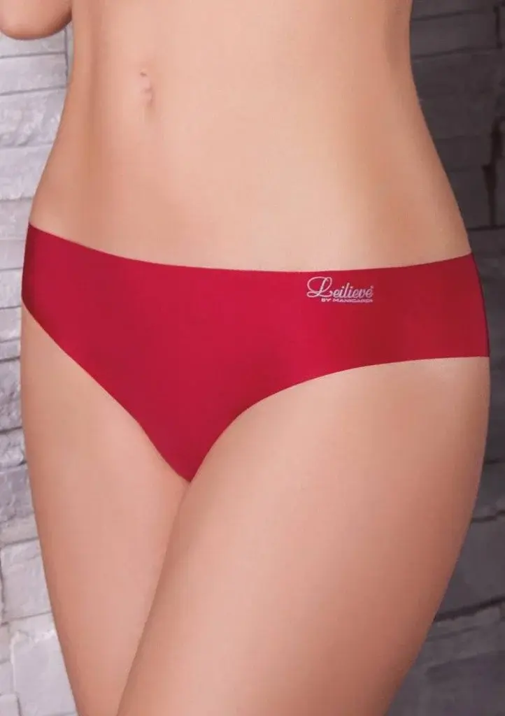 Bezešvé kalhotky brazilky model 7053363 Černá XL - Leilieve