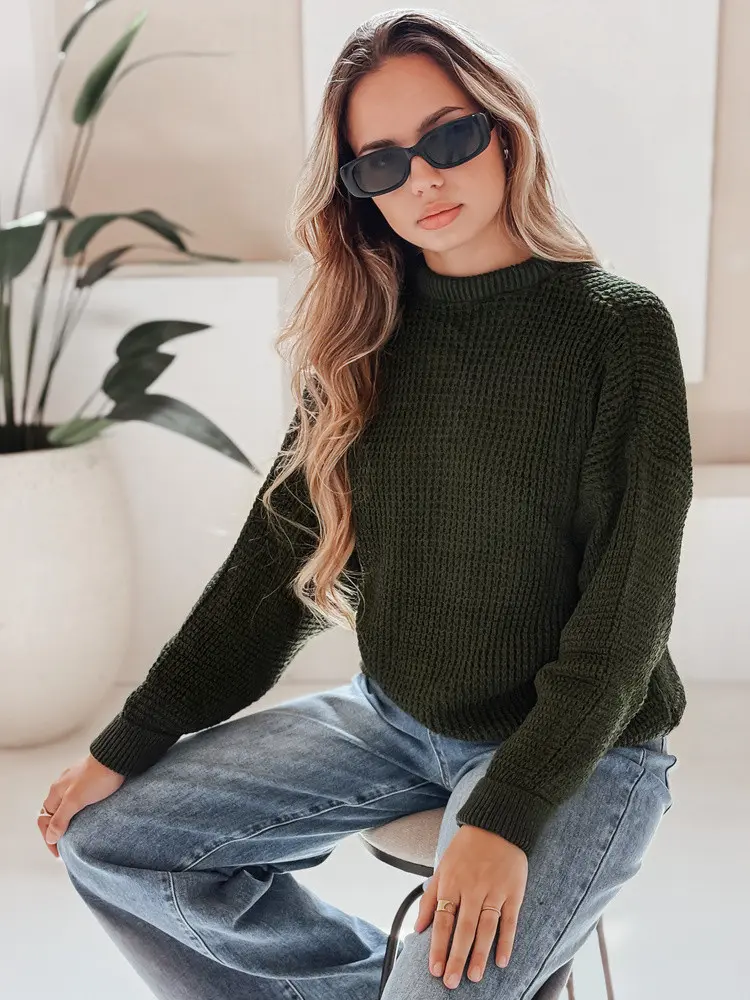 CAMERON dámský svetr zelený FashionStreet MY1153 L