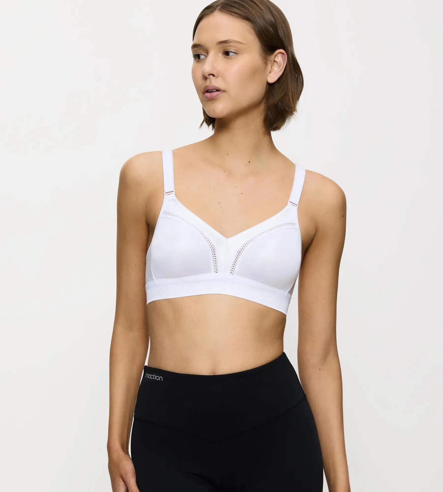 Dámská podprsenka Triaction Workout N - WHITE - bílé 0003 - TRIUMPH WHITE 90D