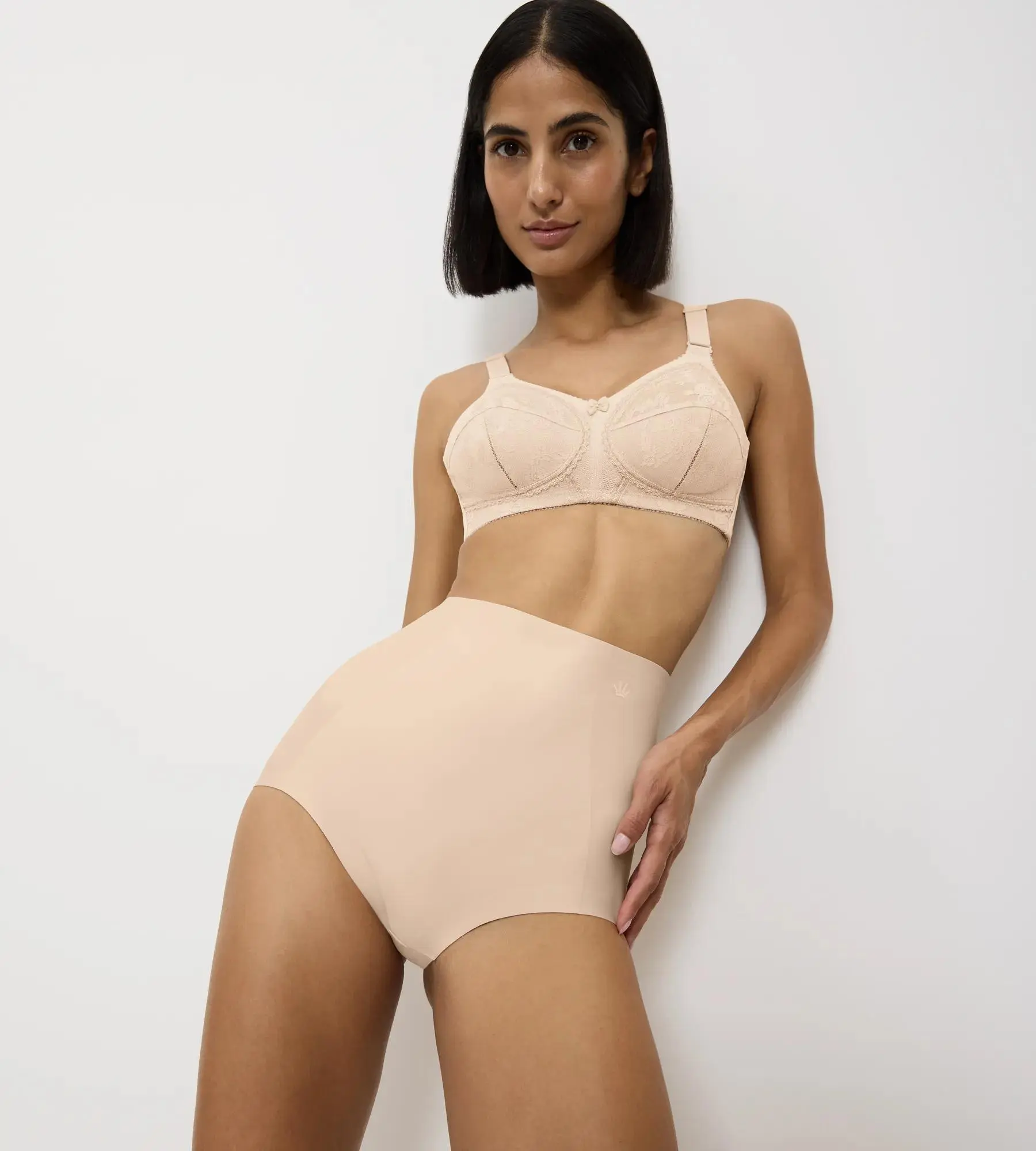 Dámské kalhotky Medium Shaping Series Highwaist Panty béžové - Triumph BROWN XL