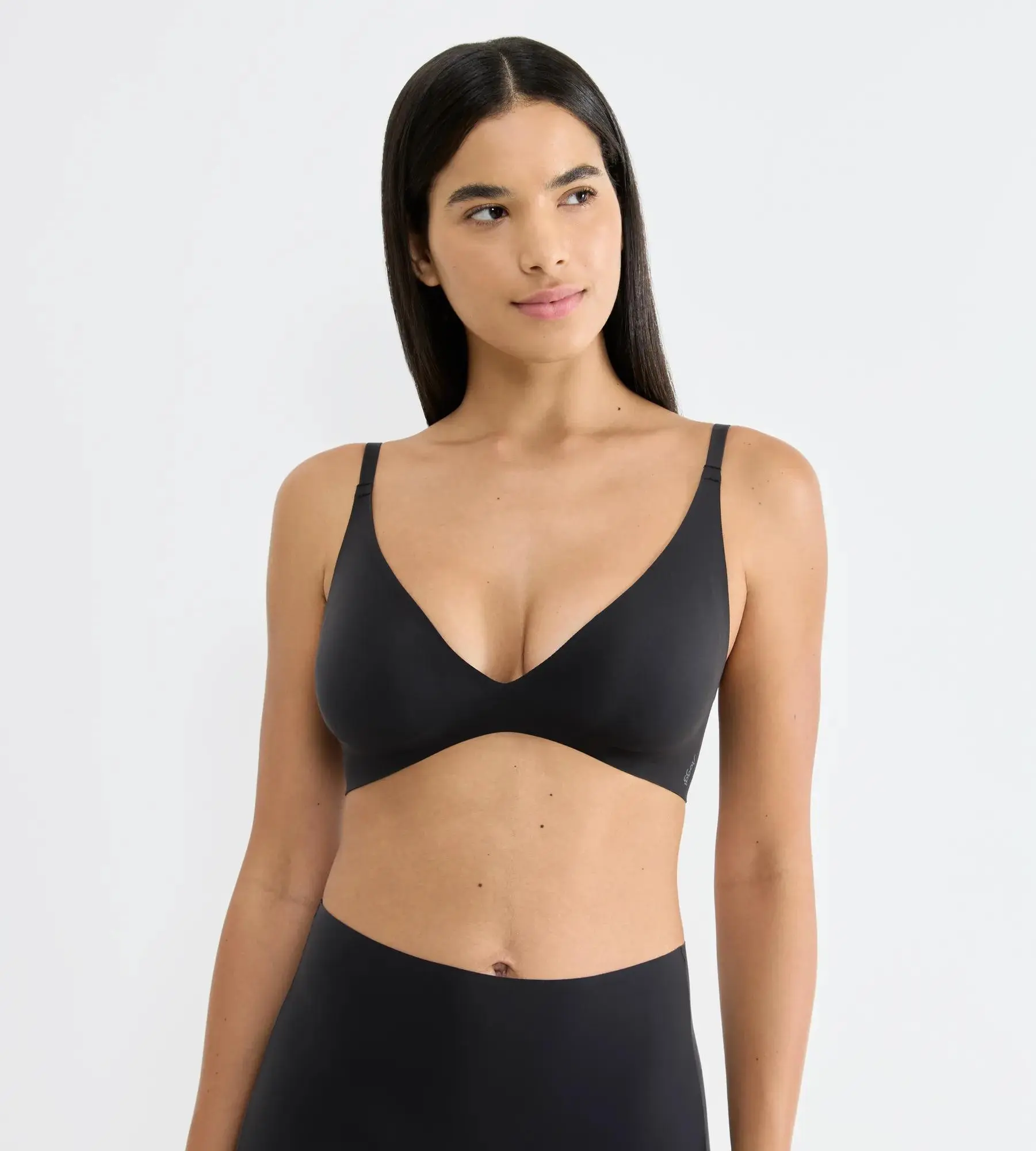 Dámská podprsenka ZERO Feel 2.0 THE UP P Bra - BLACK - černá 0004- SLOGGI BLACK XL2