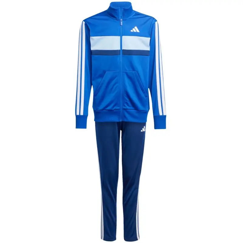 Tepláková souprava adidas Seasonal Essentials Tiberio 3-Stripes Jr JC7518 128 cm