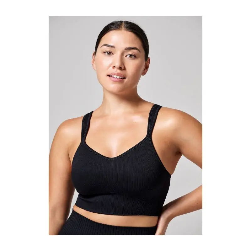 Bezešvá model 21446621 sportovní podprsenka černá - Casall Velikost:
