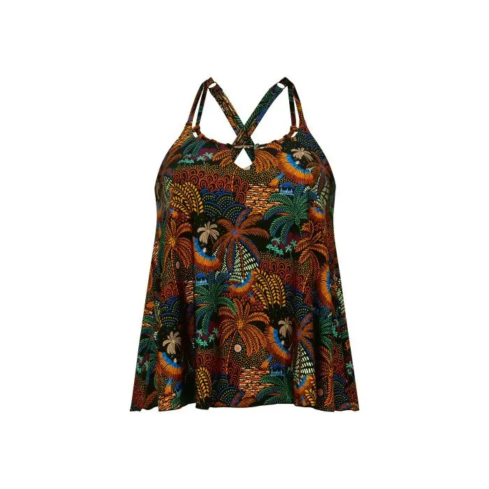 Style Mabel Top tankini - horní díl 8855-1 safari - RosaFaia 733 safari