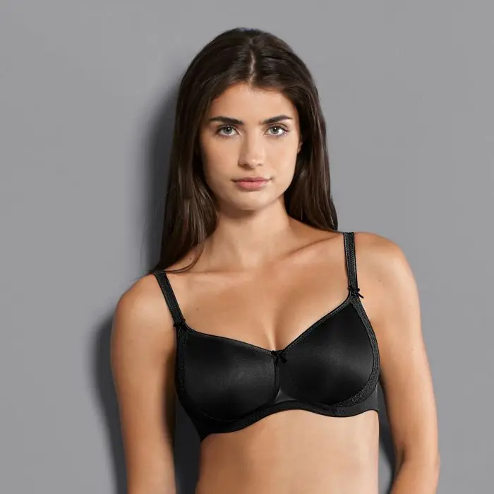 Lace Rose soft podprsenka s pěnovou výztuží 5618 black - RosaFaia 001 black 70A