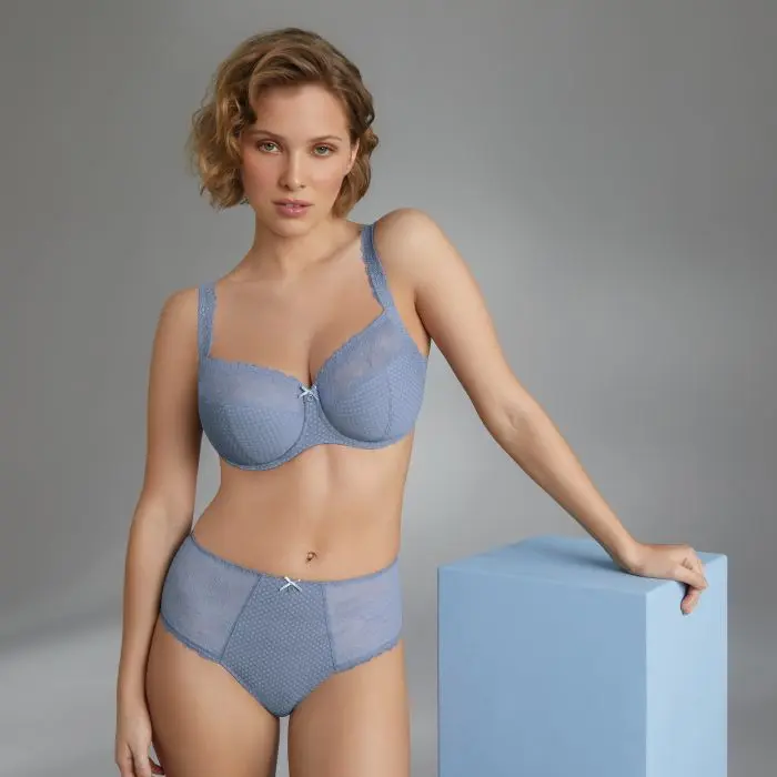 Eloise podprsenka s kosticí Full Cup 5295 medium blue - RosaFaia 392 medium blue