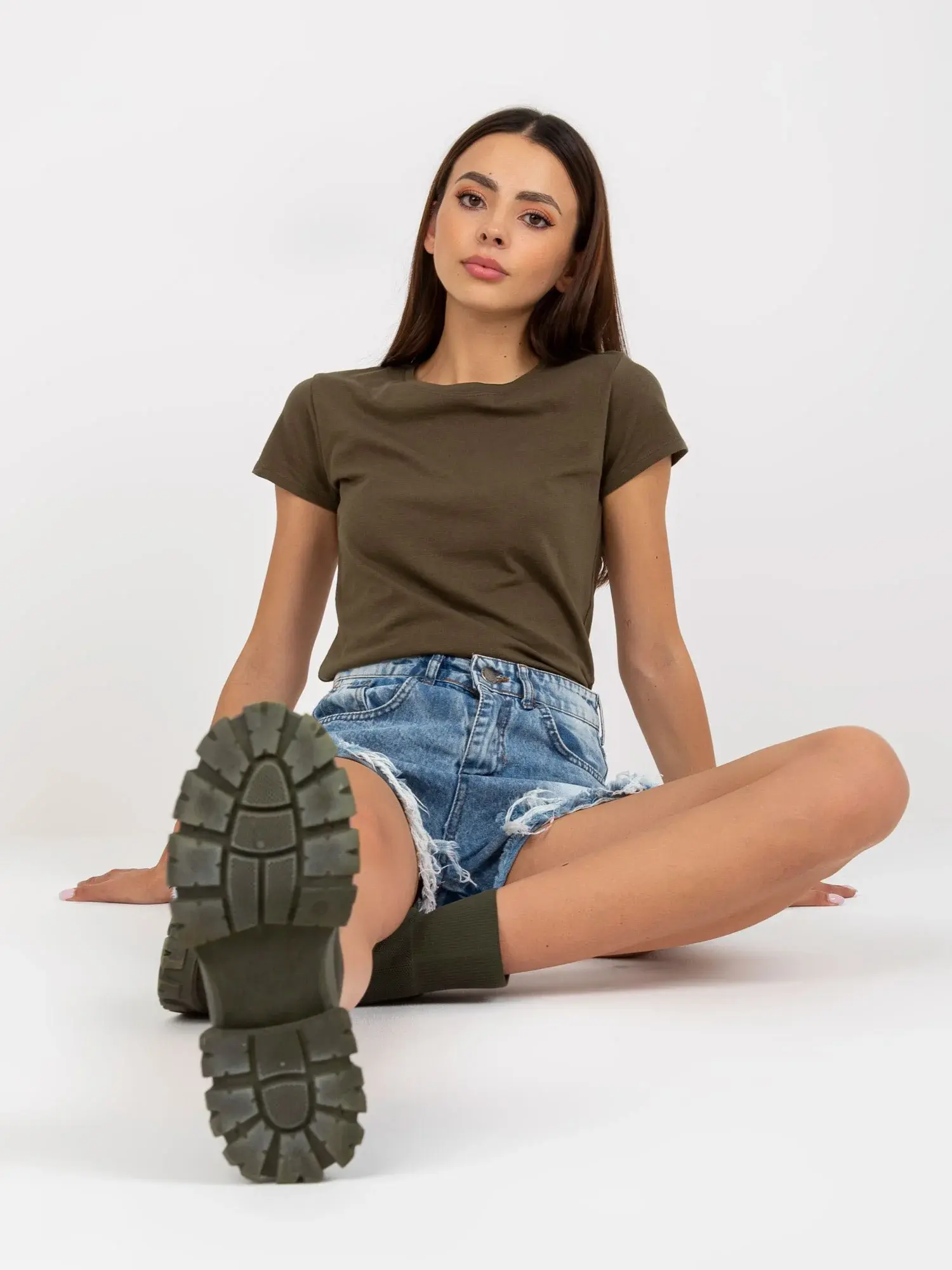 Tričko B 013.11P khaki 2XL