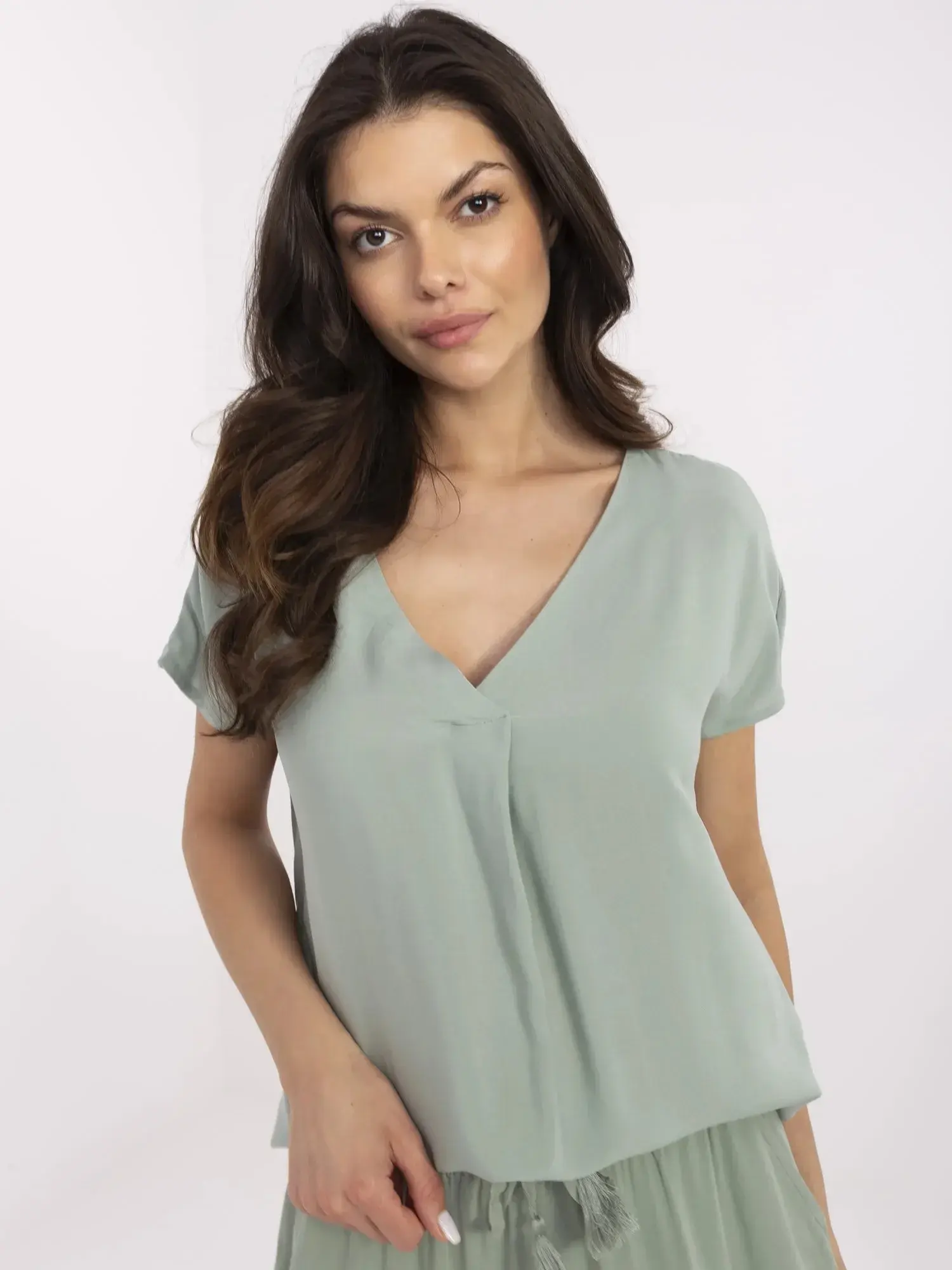 Halenka D73761M11171B pistáciová L