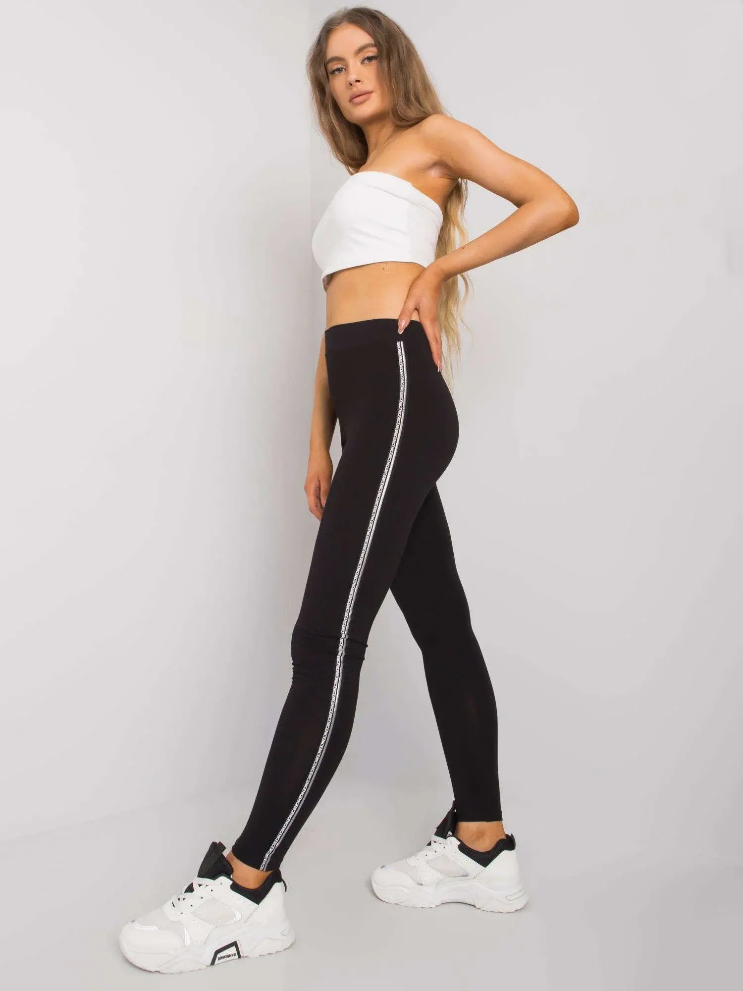 Legíny LA LG T 10.21 černá a stříbrná XL