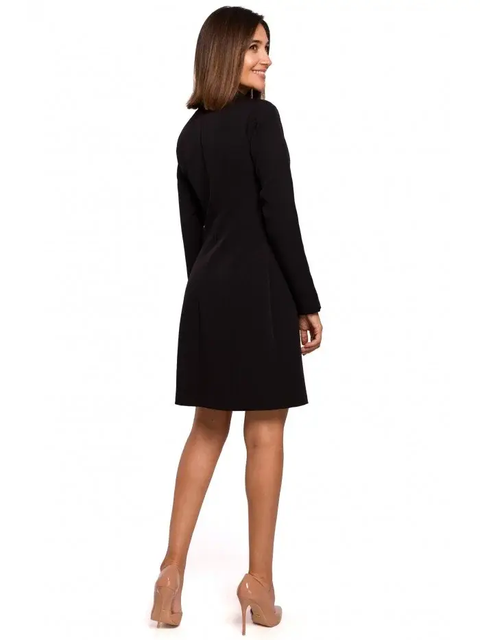 model 18002571 Sako černé šaty EU L - STYLOVE