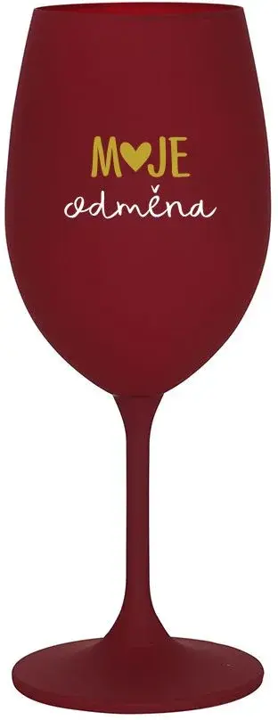 MOJE ODMĚNA - bordo sklenice na víno 350 ml
