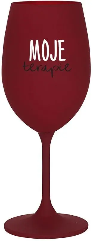 MOJE TERAPIE - bordo sklenice na víno 350 ml