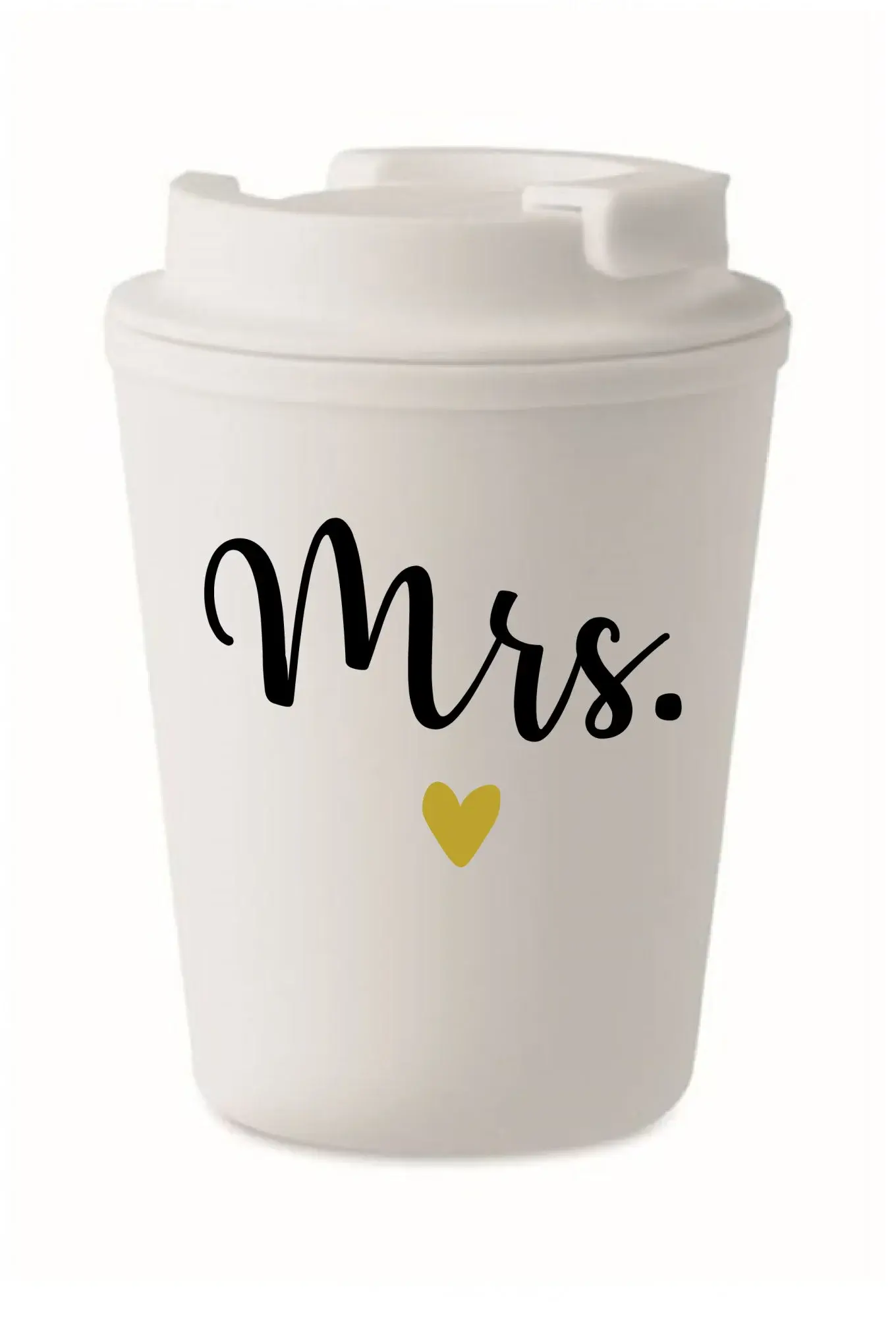 MRS. - bílý termohrnek 300 ml