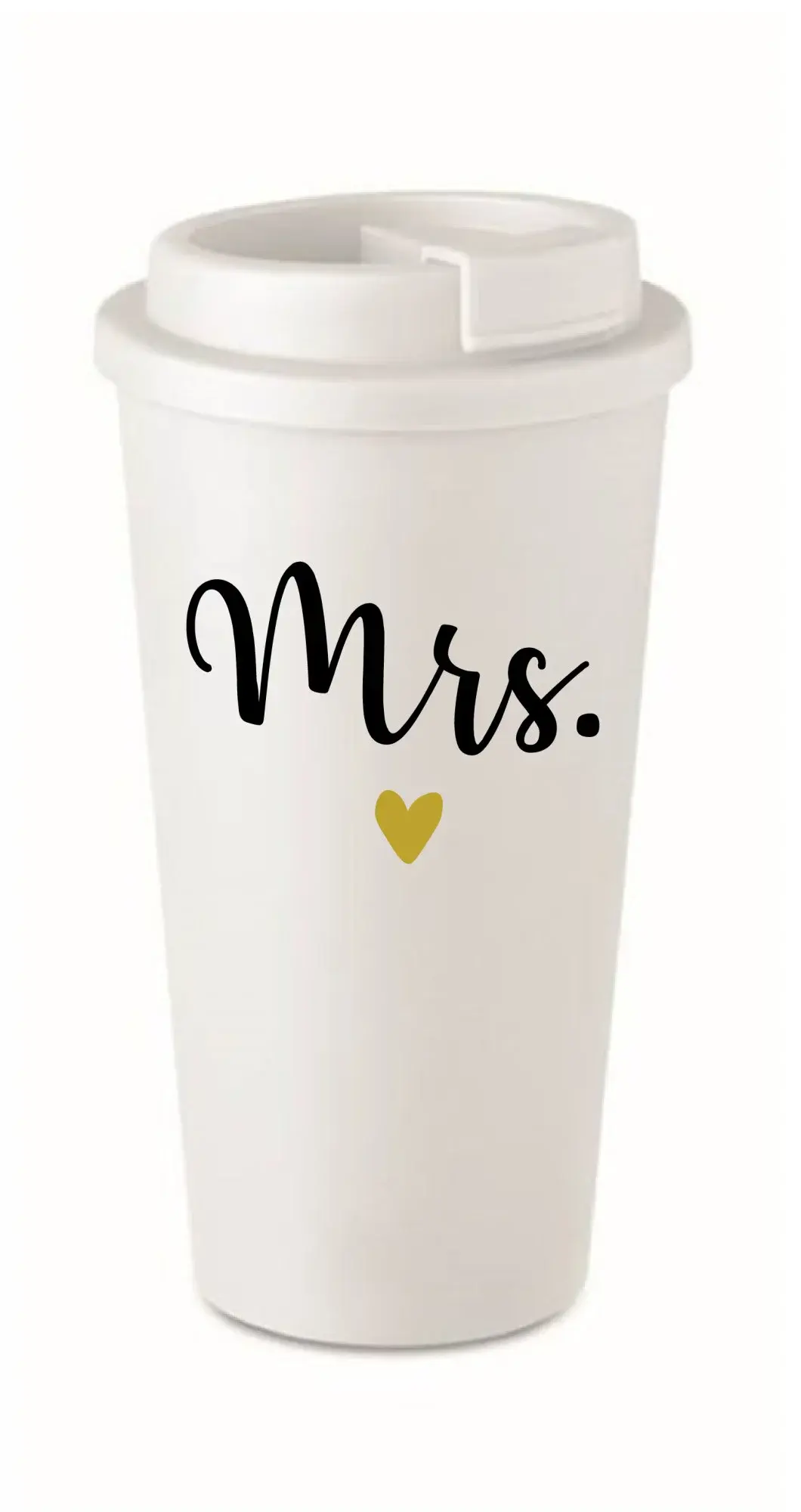 MRS. - bílý termohrnek 475 ml
