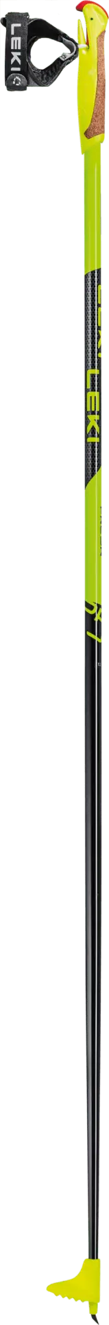Juniorské běžkařské hole Leki PRC Junior - neon yellow/black/llight anthracite 130