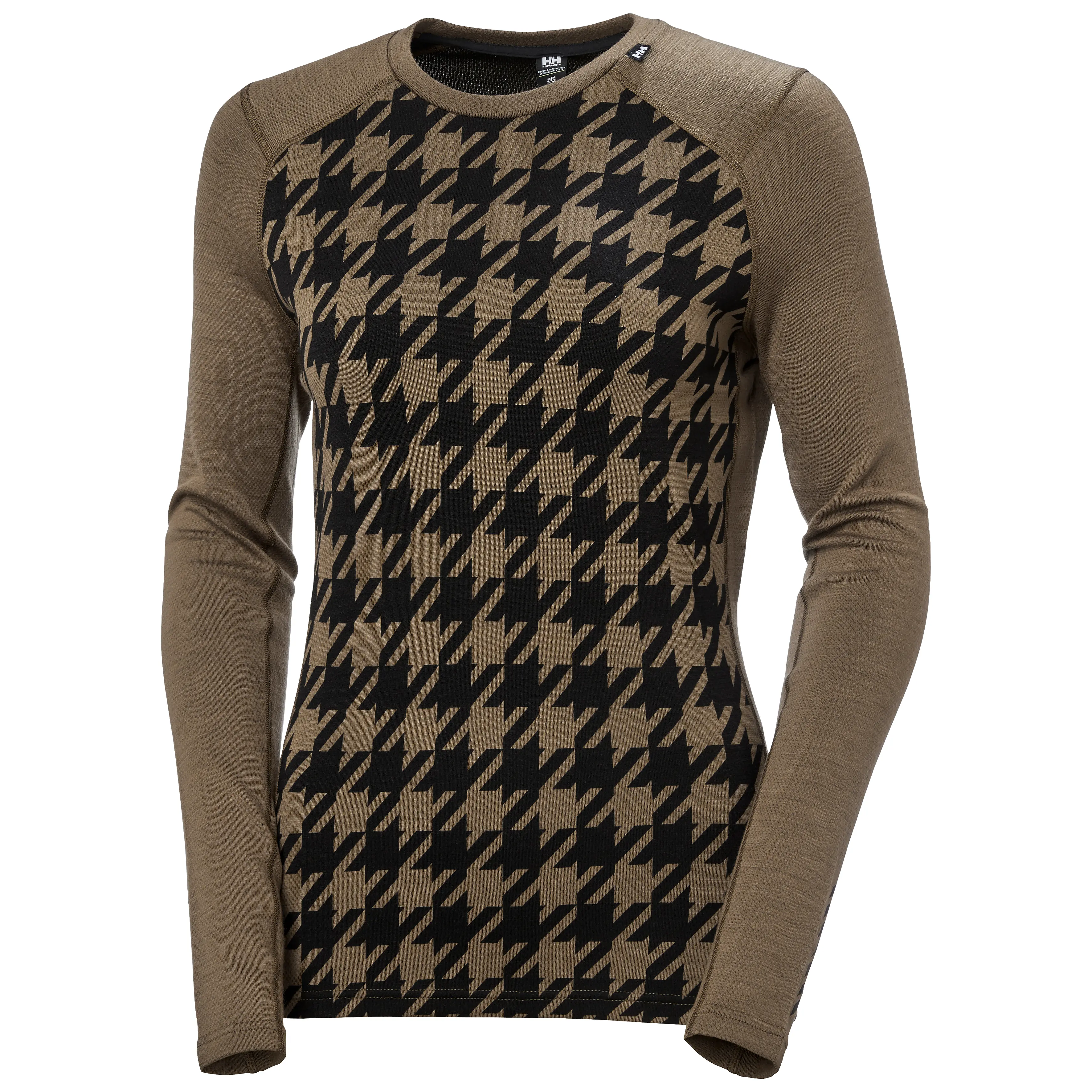 Helly Hansen Lifa Merino Midw Gra Crew W M hnědá