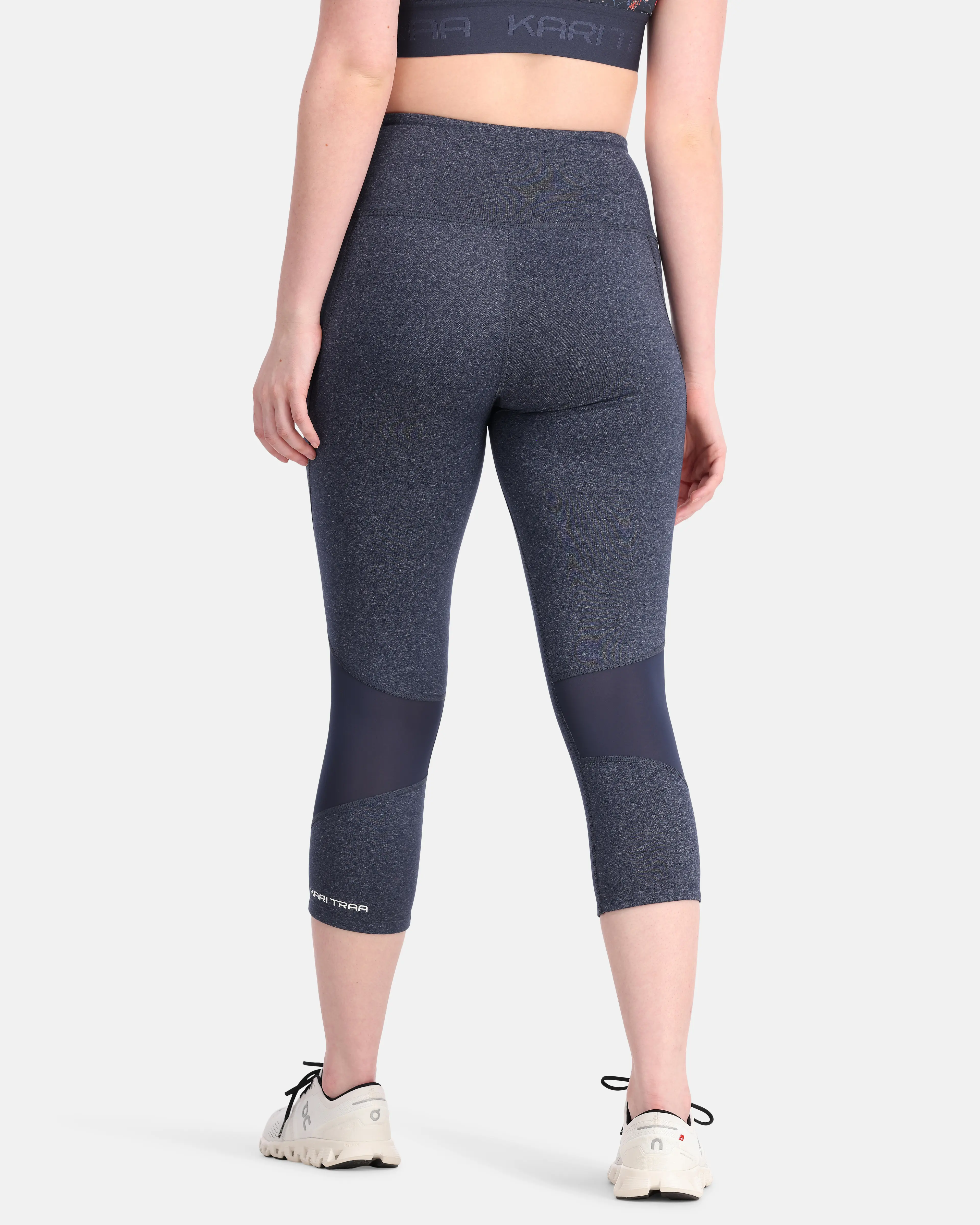 Kari Traa Julie High Waisted Tights S modrá