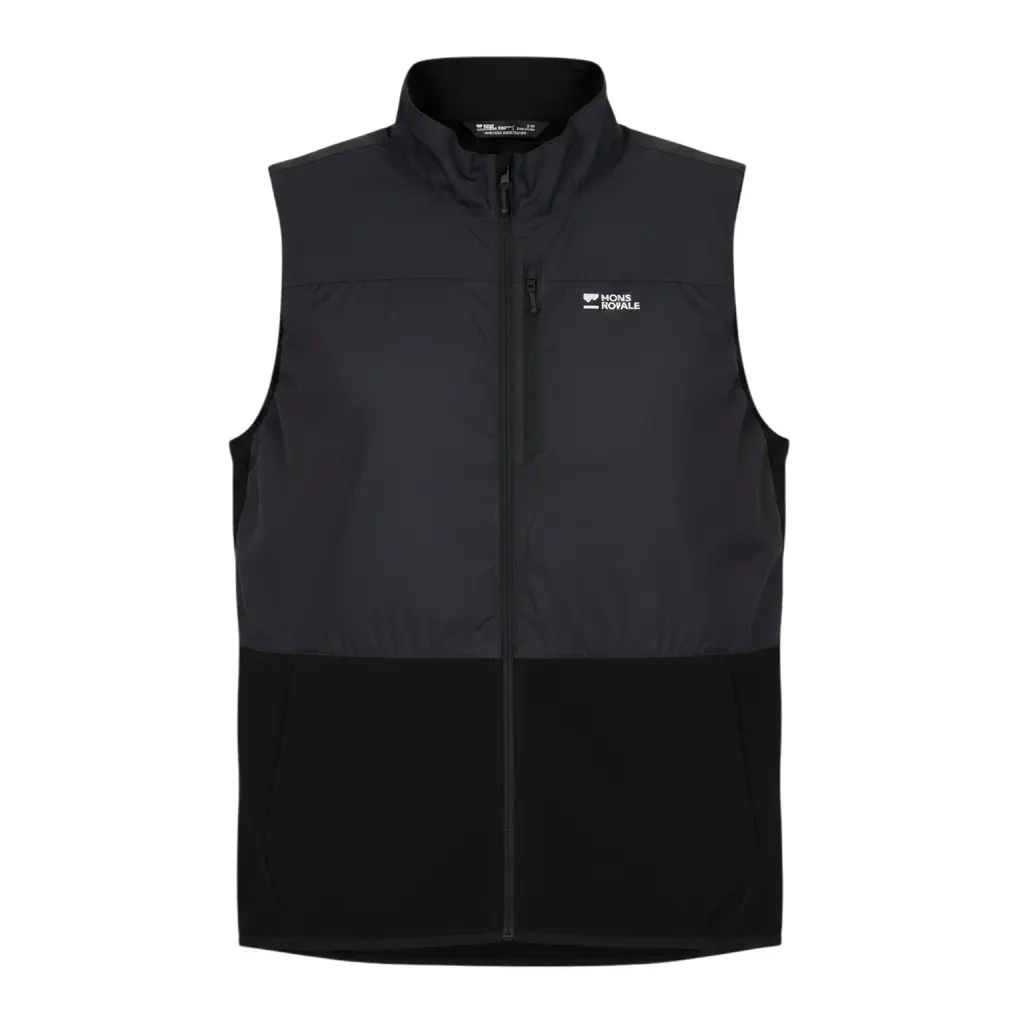 Mons Royale Diversion Merino Wind Vest XXL černá