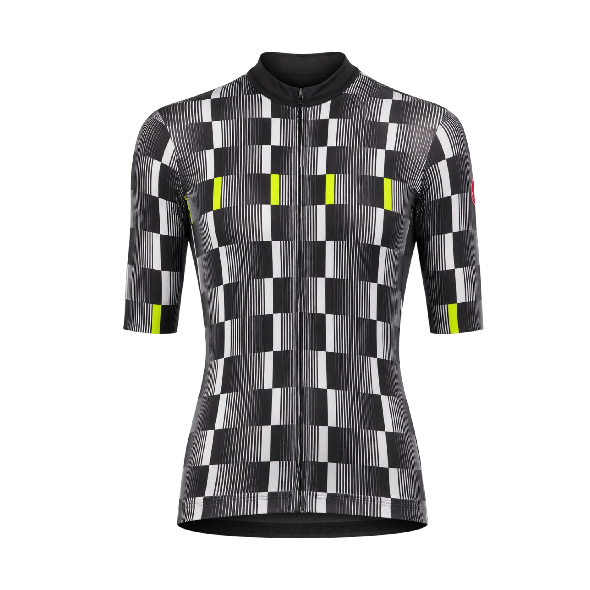 Castelli Dimensione Jersey W XL černá/bílá