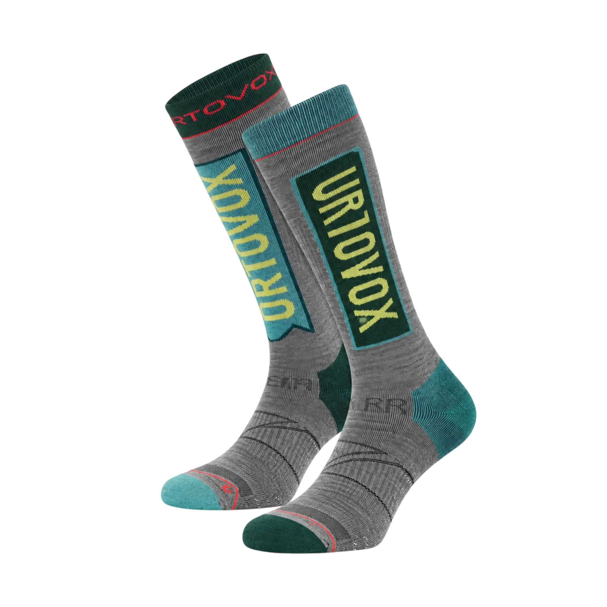 Ortovox Free Ride Long Socks Women's 35-38 šedá/modrá