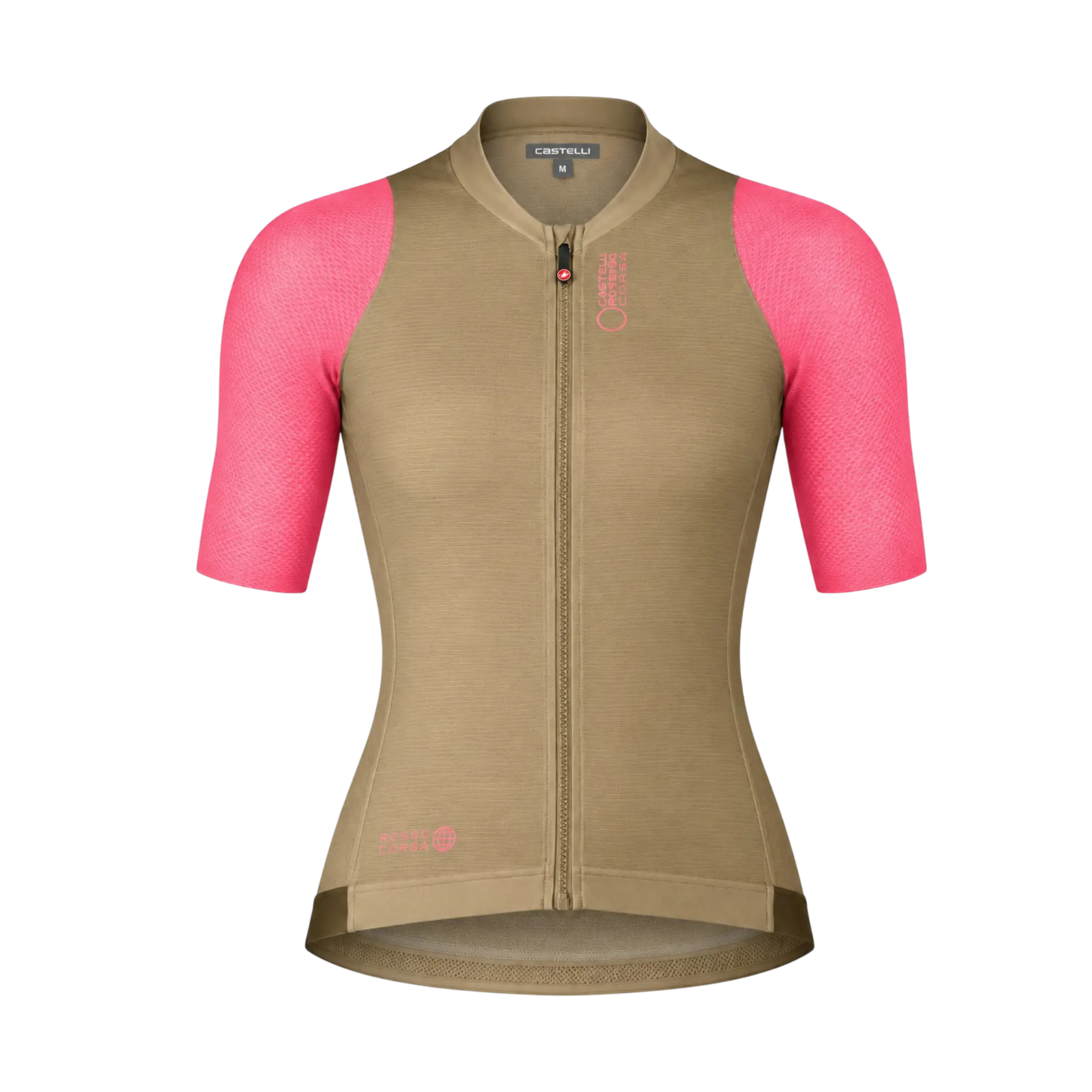 Castelli Dámský dres Corretto W L hnědá/růžová