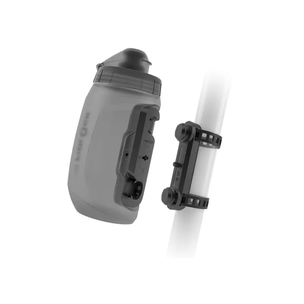 Fidlock Twist Set Láhev Tmavá 450ml - Univerzální Základna 450 ml šedá