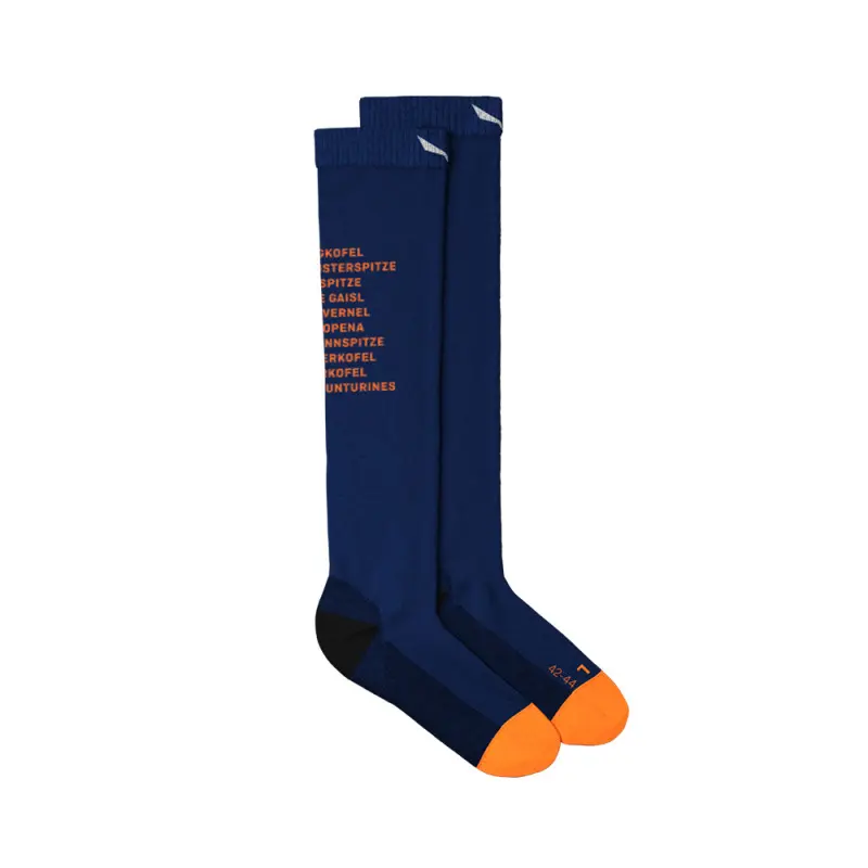 Salewa Ortles Dolomites Merino Socks M 39-41 modrá/oranžová