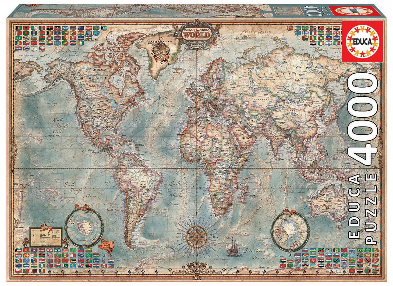 The worlde executive map