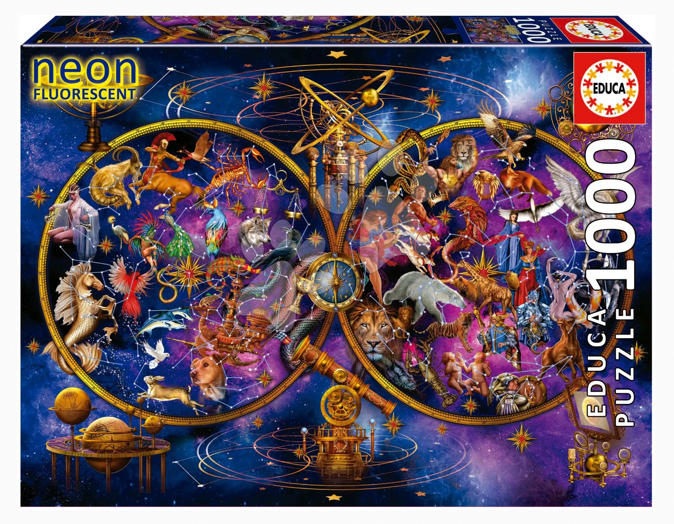 Puzzle svítící Souhvězdí 1000 dílků