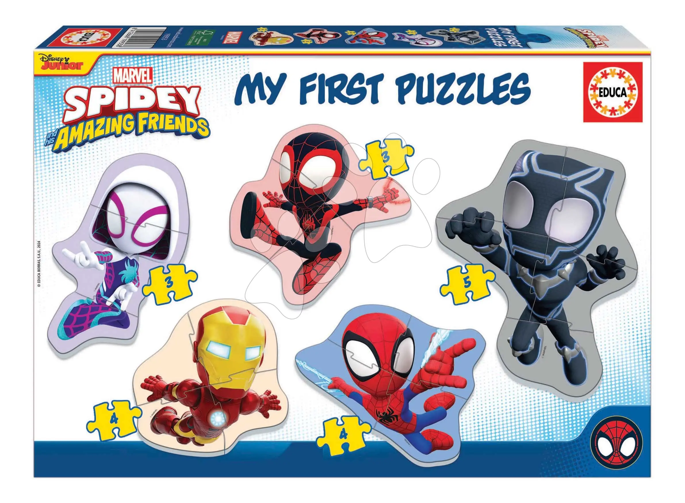 Baby Spidey a jeho úžasní přátelé/5v1 - puzzle z kategorie Maxi dieliky