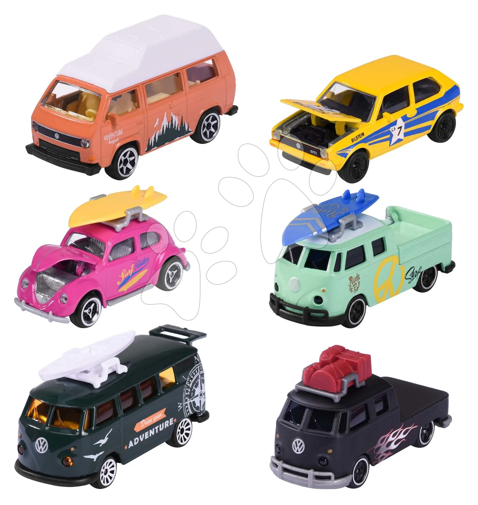 Majorette Autíčko VW The Originals Premium, 6 druhů