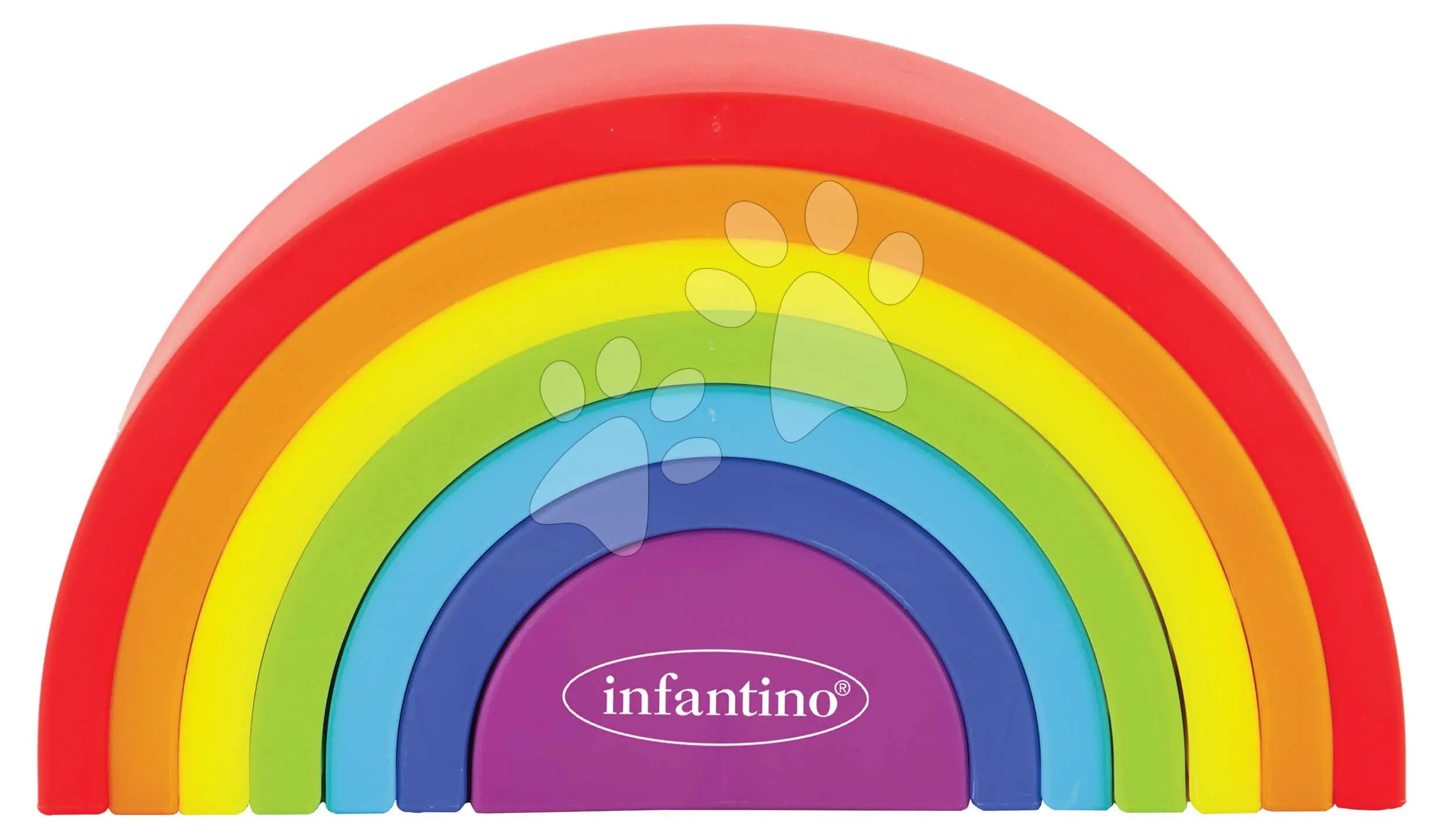 Infantino Skládačka duha Magic Rainbow
