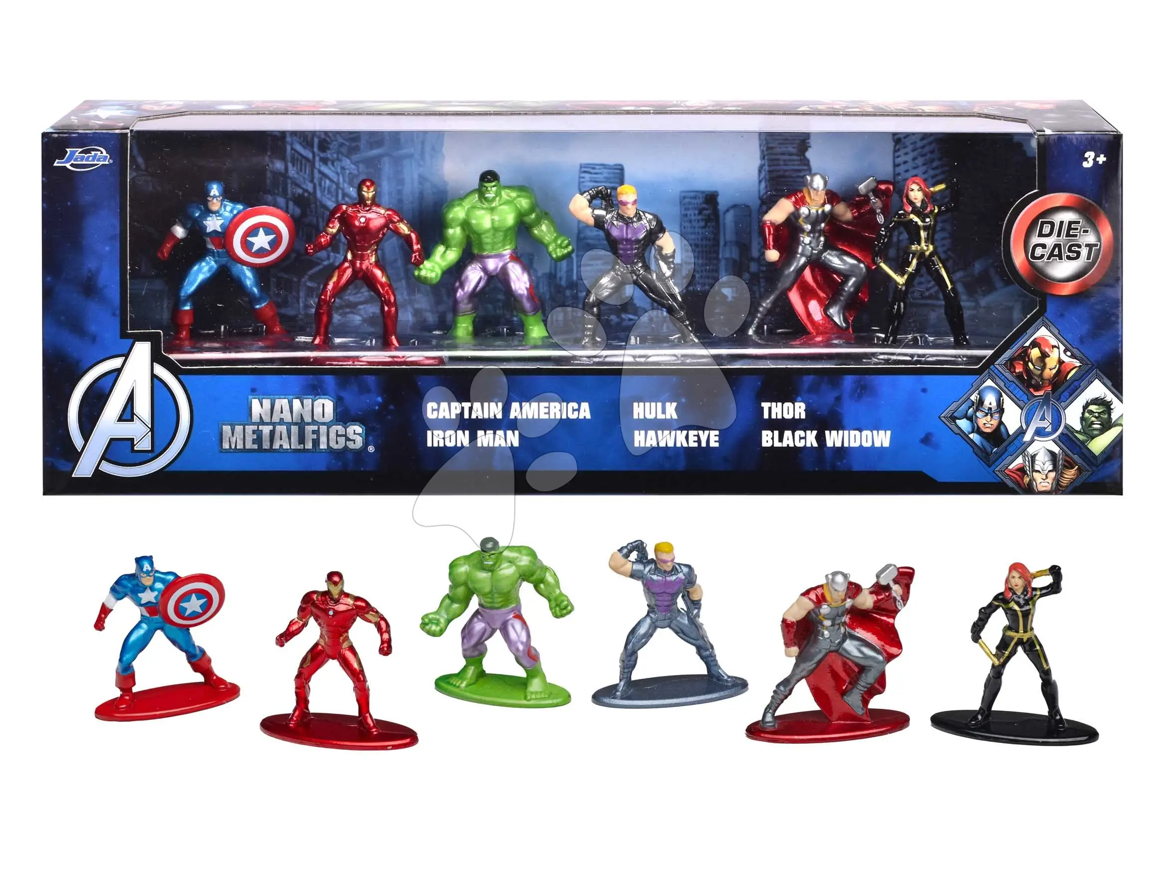Jada Marvel Avengers Kovové nano 6 ks