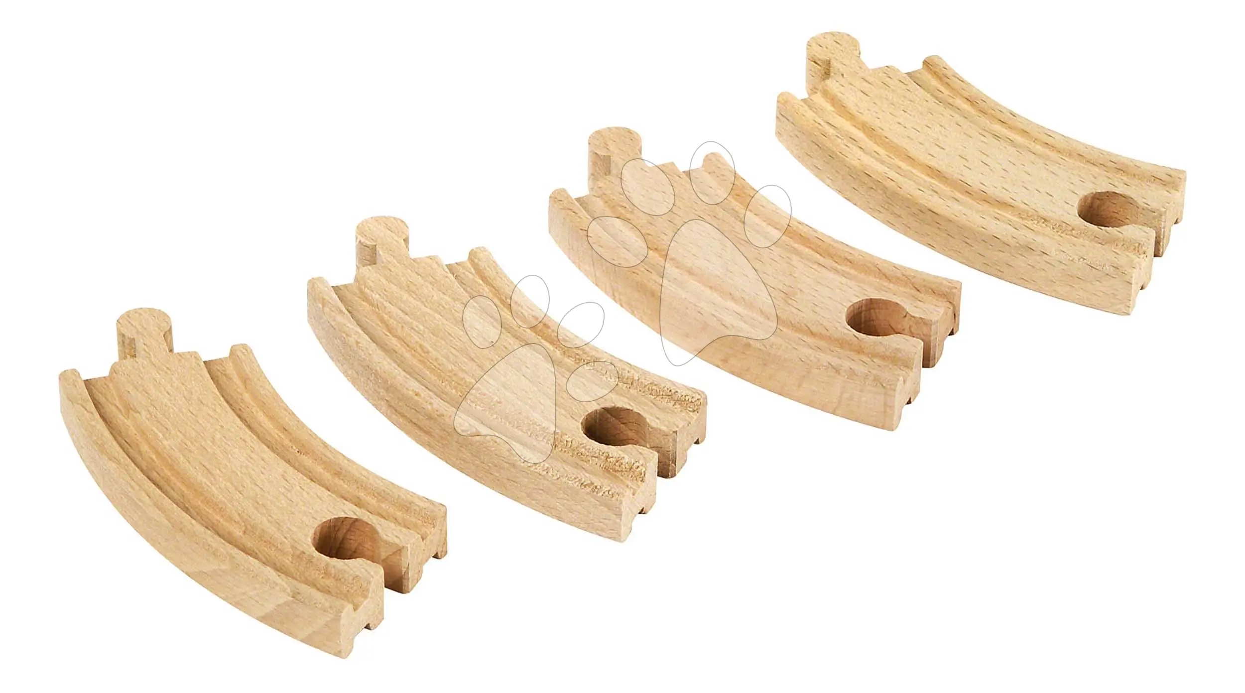 Brio Krátké zatáčky, 90 mm, 4 ks