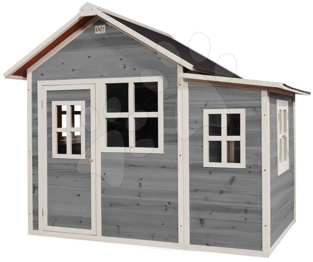EXIT TOYS Zahradní cedrový domeček Exit Loft 150 šedý