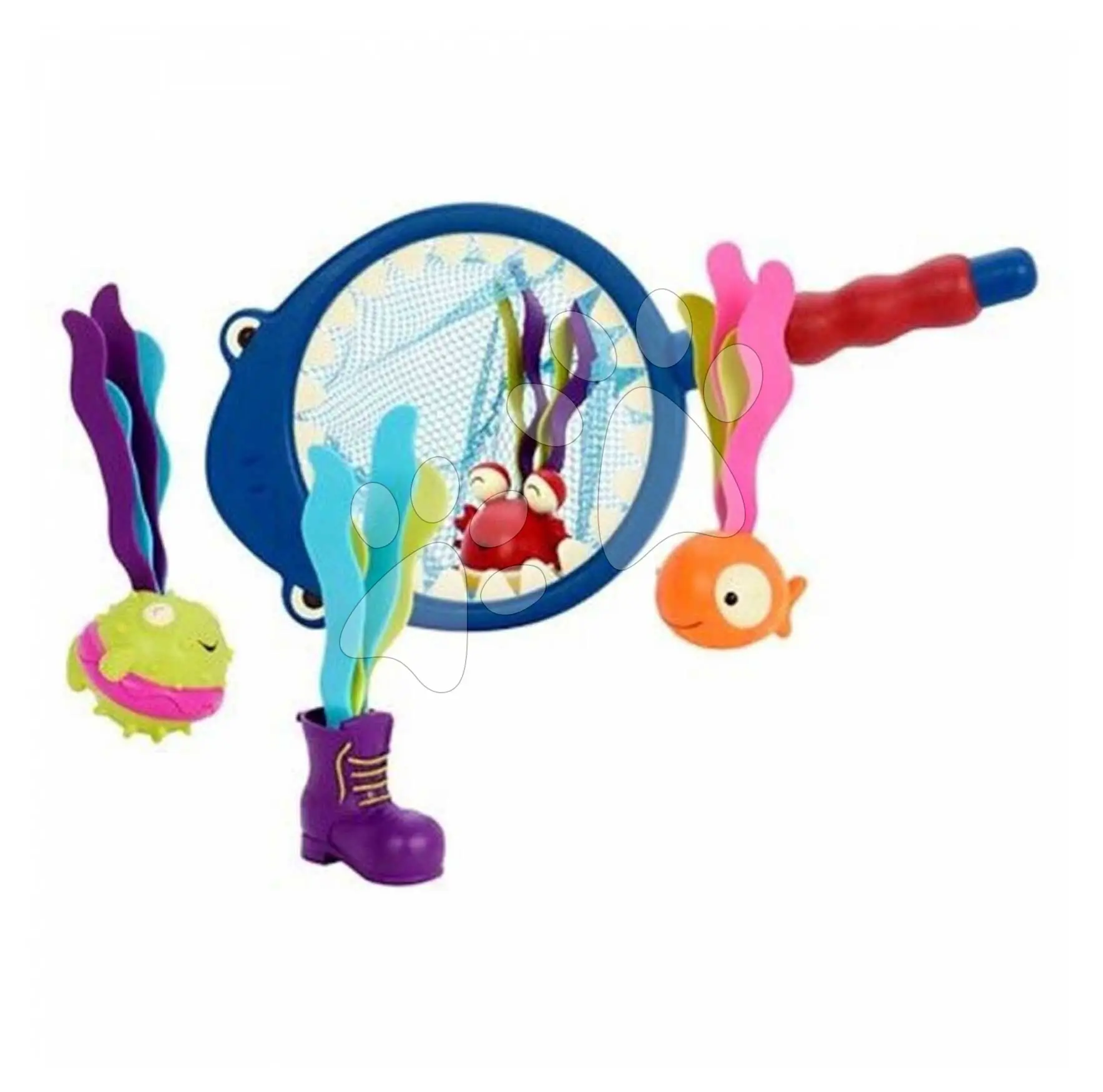B-toys Podběrák s hračkami na potápění Žralok Finley