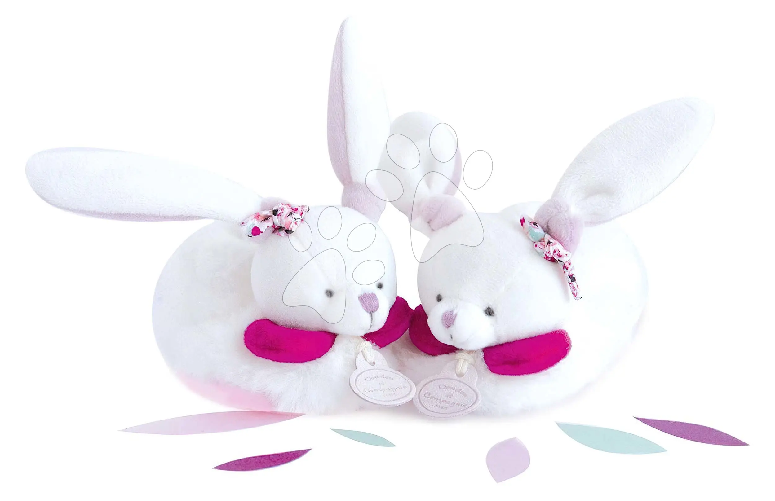 Doudou et Compagnie Sada botiček s chrastítky králíček