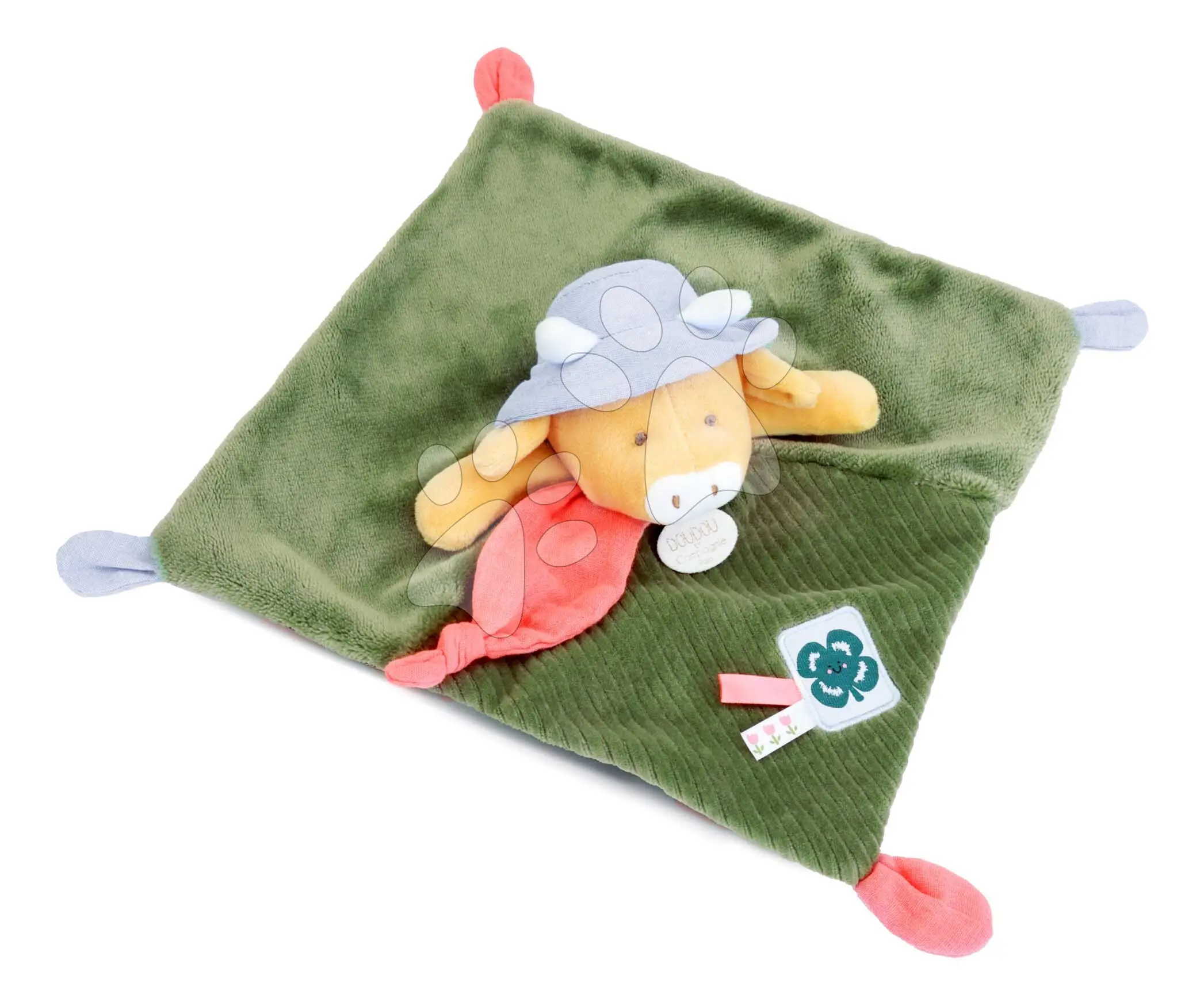 Doudou Dárková sada Plyšový muchláček kravička Aneth 27 cm