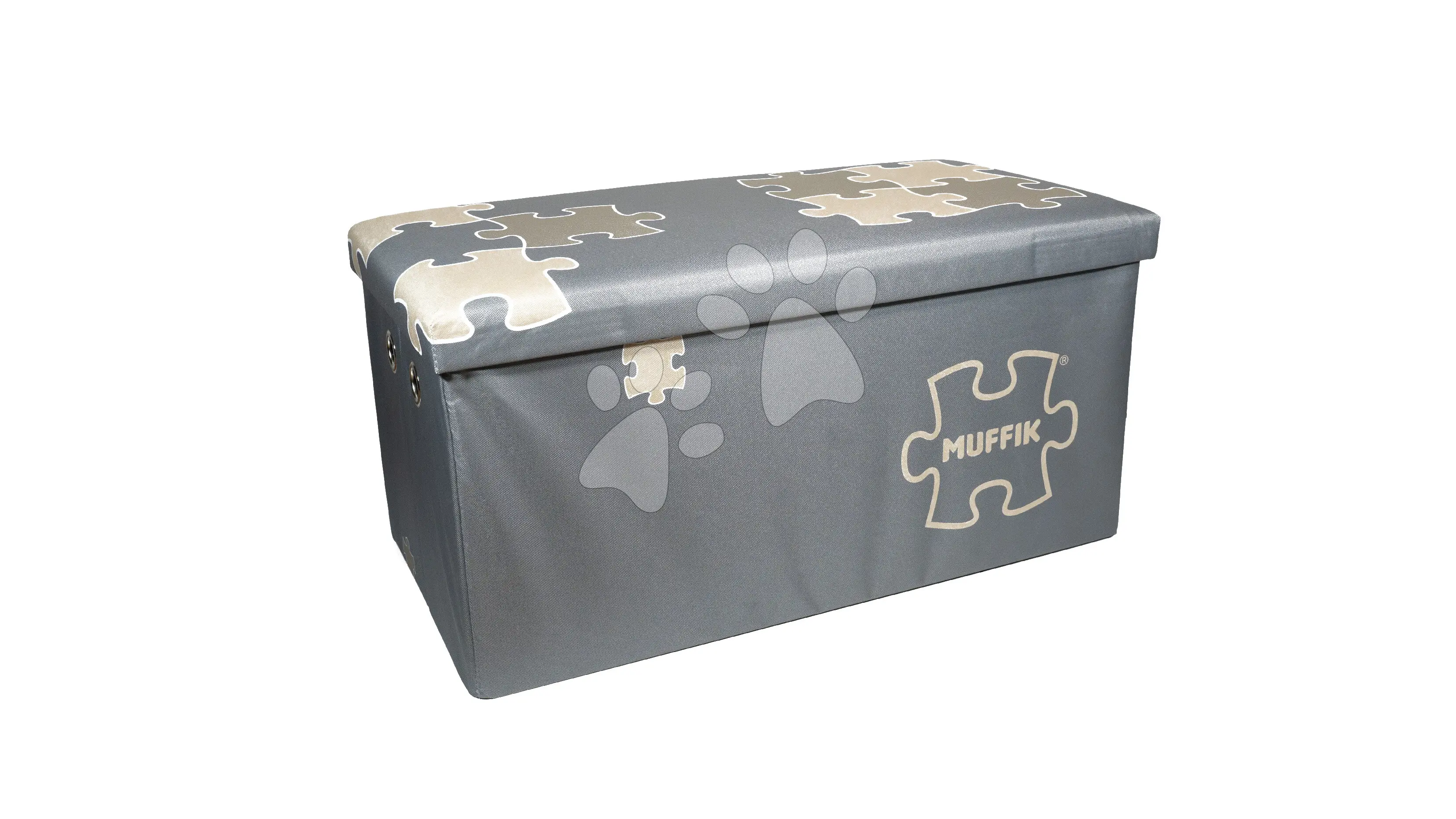 MUFFIK Velký úložný box - šedý