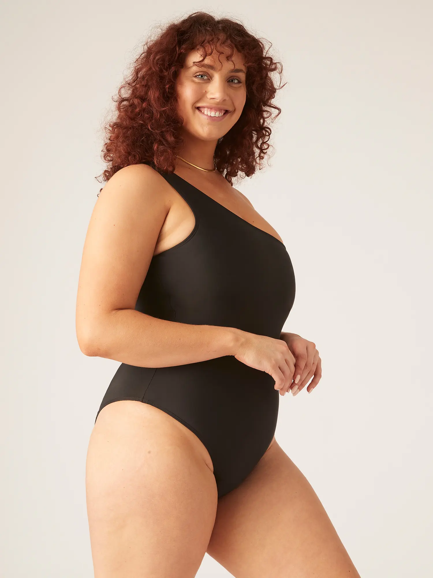 Menstruační plavky Modibodi One-Shoulder (MODI4341)