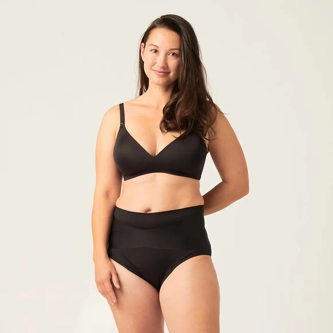 Tvarující menstruační a poporodní kalhotky Modibodi Contour - VYBALENÉ (MODI4198VYB) 3XL