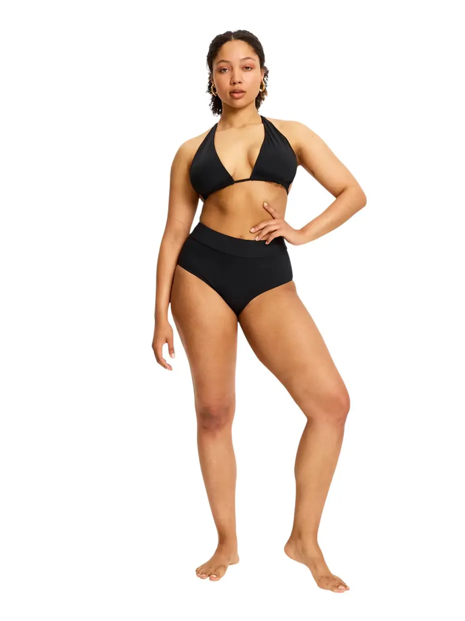 Menstruační plavky Modibodi Hi-Waist Bikini Brief spodní díl (SWHKMIBLAW) M