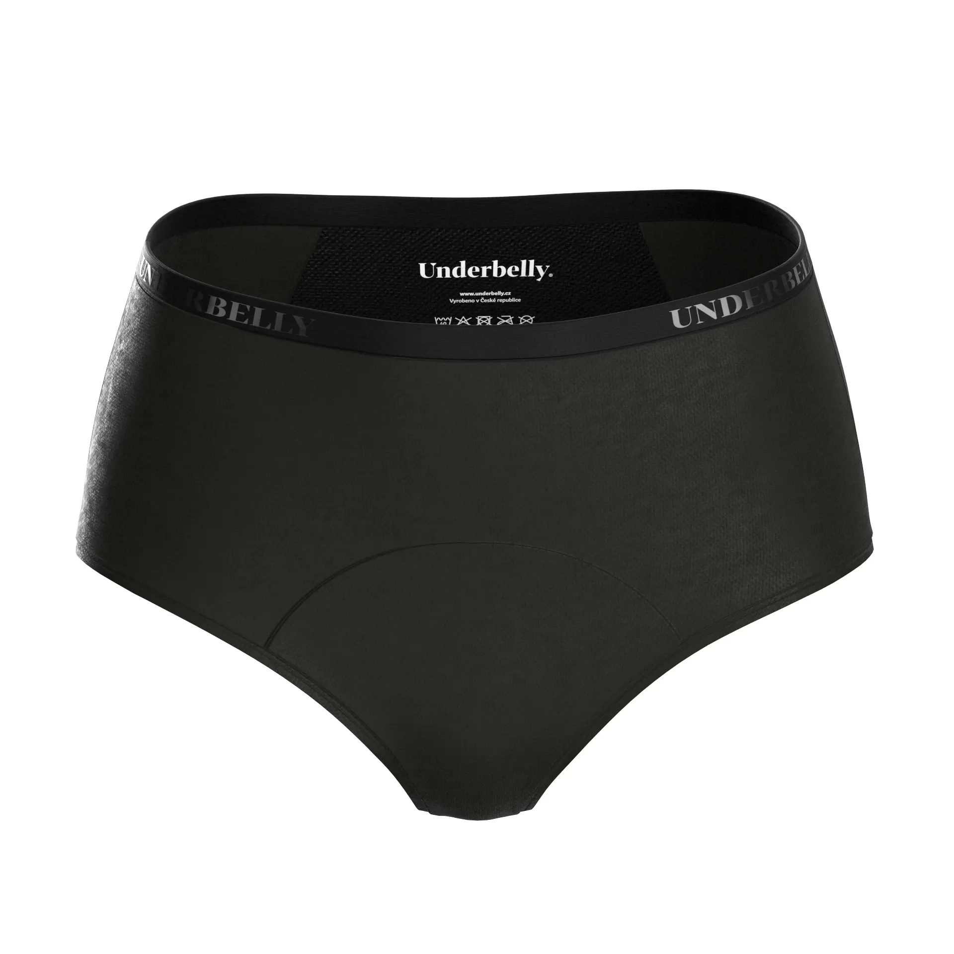 Menstruační kalhotky Underbelly Classi černé (CLASSI-CE-EM-3-PAD) M