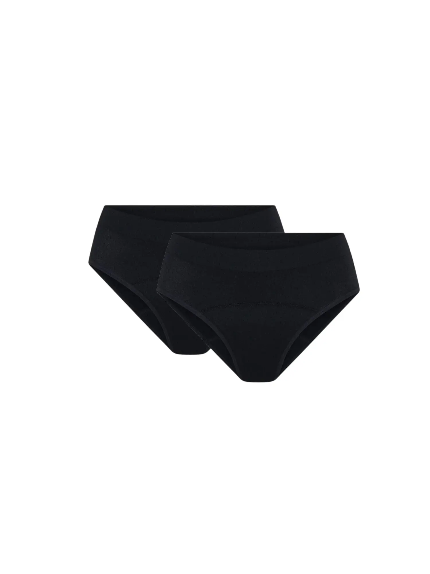 2PACK dívčí menstruační kalhotky Modibodi Teen Soft Stretch Seamless Hipster Bikini Moderate (DMKMTSSSHBM) 8–12 let
