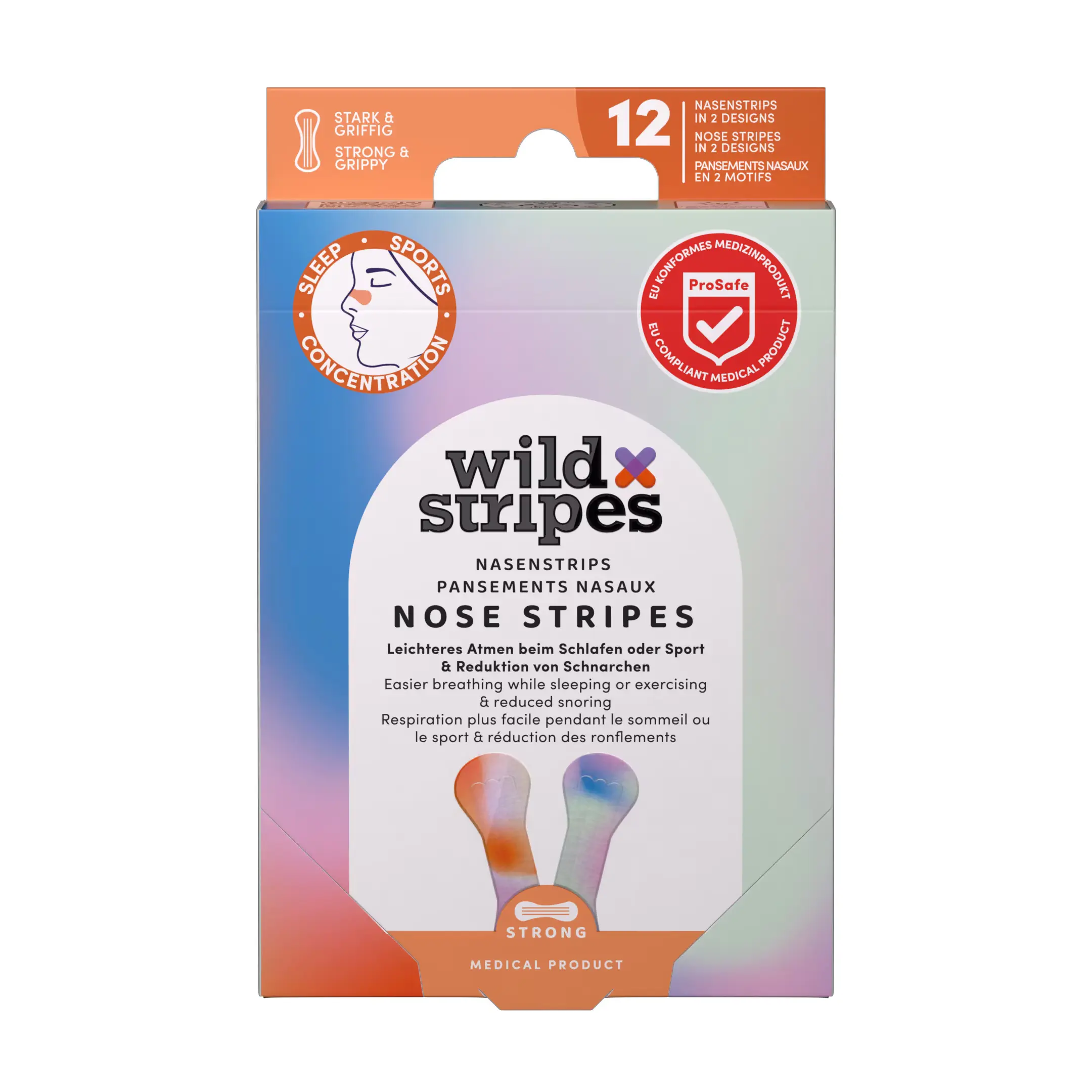 Náplasti Wild Stripes Nose Patches Sunrise (WS-NP-SU-101)