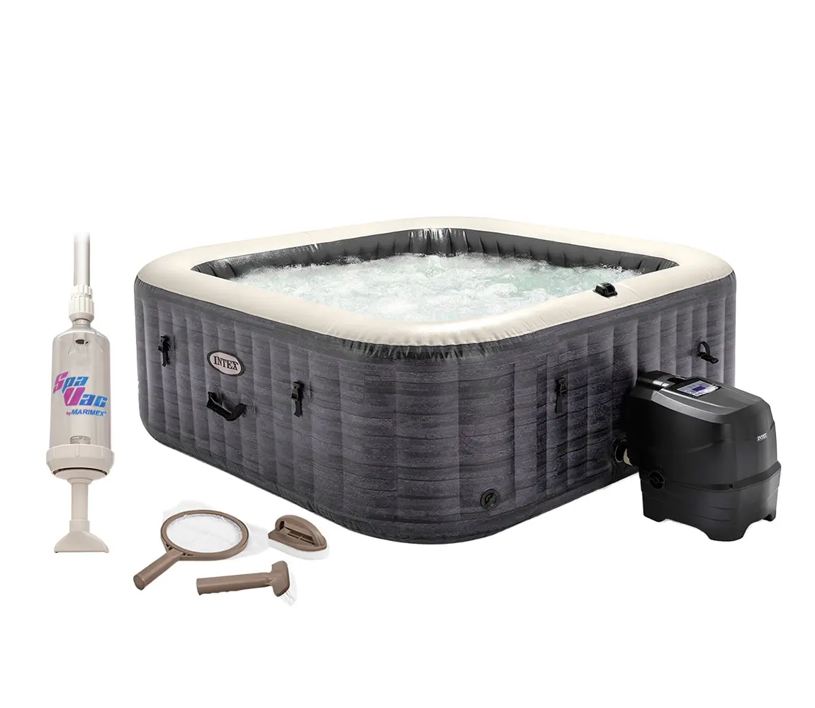 Intex | Vířivý bazén Pure Spa Greystone Deluxe Bubble Spa 6 NP + výhodná sada příslušenství | 19900149