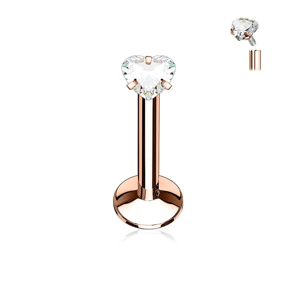 S4U Piercing do brady zlacený (1,2 x 8 mm) - LB01085RD-1208