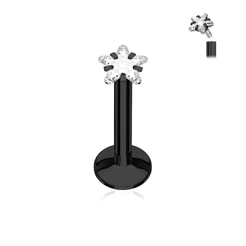 S4U Piercing do brady černý (1,2 x 8 mm) - LB01084K-1208